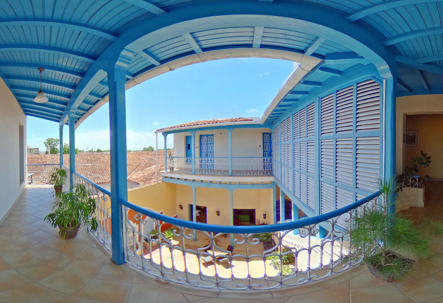 vue intérieure, balcon